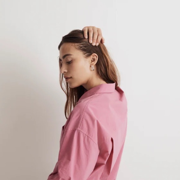 Madewell The Signature Poplin Oversized Shirt - Picture 3 of 13
